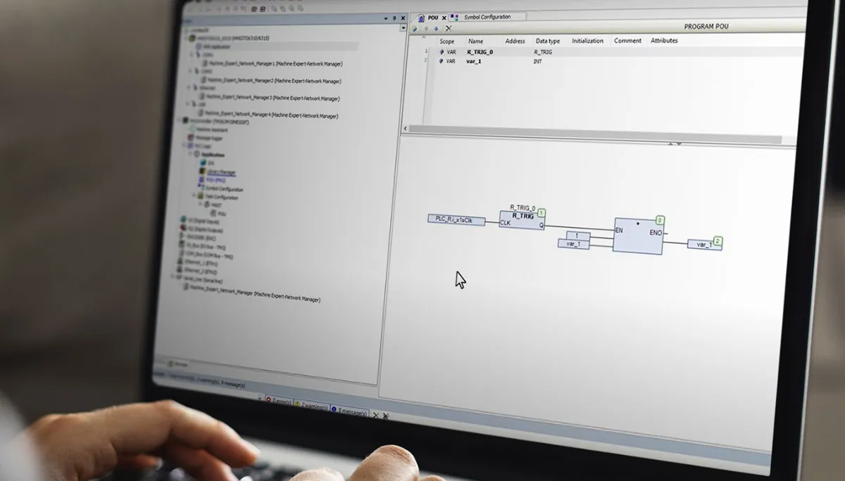 Programmation d'un automate dans l'IDE EcoStruxure Machine Expert de Schneider Electric